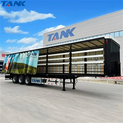 3 Axle Side Curtani Semi - piekabe