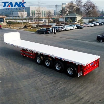 TANK 4 Axle 50T bortu puspiekabe