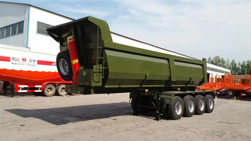 Tri Axles 50-80tons Side Dump Tipper Semi Trailer